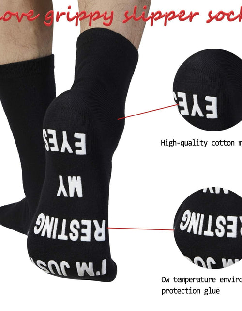 Load image into Gallery viewer, ZXGXLAW Birthday Gifts for Dad Men Im Not Sleeping Funny Socks 1 Pair

