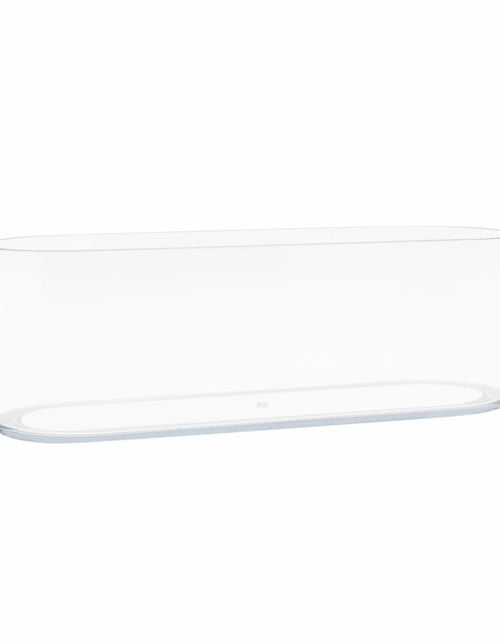 Load image into Gallery viewer, Royal Imports Acrylic Oval Flower Vase 4x12 Clear Non-Breakable Plastic
