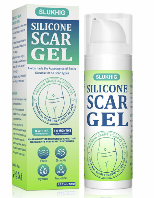 Load image into Gallery viewer, BestBy06/27 SLUKHIG Silicone Scar Gel 1.76oz Surgical &amp; Burn Scar TreatmentCream
