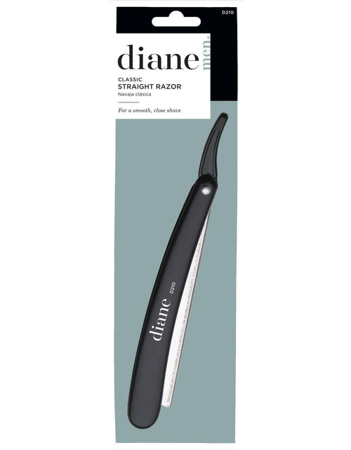 Load image into Gallery viewer, Diane D210 Black Straight Razor Plastic Handle - Single Razor New

