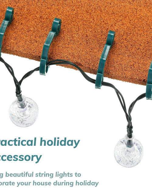 Load image into Gallery viewer, Queekay 100pcs Christmas Light Hooks Plastic Outdoor Clips Heavy Duty
