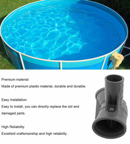 Pomya Pool T Connector Plastic Oval Replacement Joint Heavy Duty Secure Fit