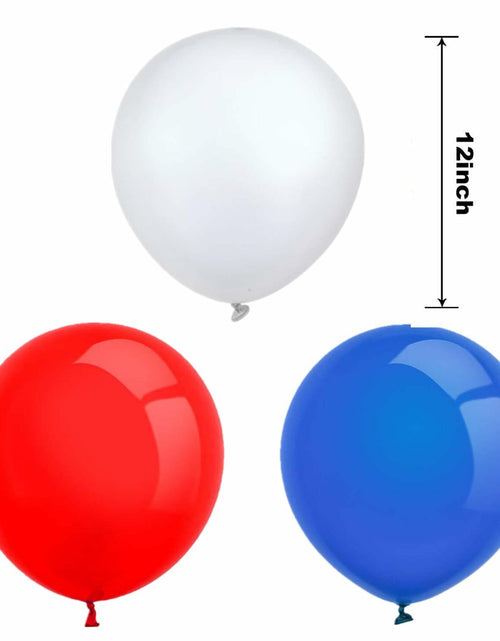 Load image into Gallery viewer, 30PCS Red White Blue Latex Balloons 12IN 4th of July Party Decoration
