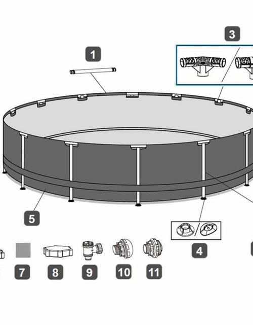 Load image into Gallery viewer, Pomya Pool T Connector Plastic Oval Replacement Joint Heavy Duty Secure Fit
