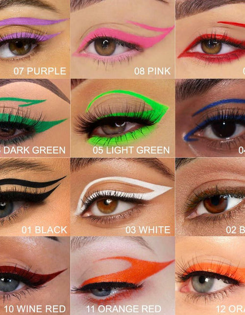 Load image into Gallery viewer, evpct 2Pc Waterproof Liquid Eyeliner Set Dark Green Long Lasting - New
