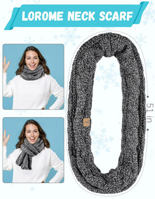 Load image into Gallery viewer, Warm Fleece Hat, Gloves &amp; Scarf Set - Touchscreen Compatible, Unisex 3PCS
