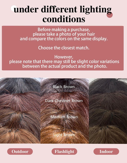 Load image into Gallery viewer, Axceroh Bangs Clip-in Fringe Extension Black Brown Wispy Real Human Hair
