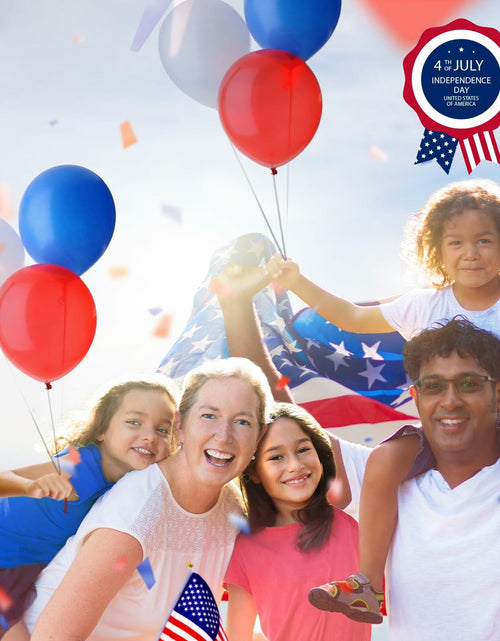 Load image into Gallery viewer, 30PCS Red White Blue Latex Balloons 12IN 4th of July Party Decoration
