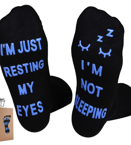ZXGXLAW Men's Socks for Dad Grandpa Funny Gift Casual Crew Socks 1 Pair