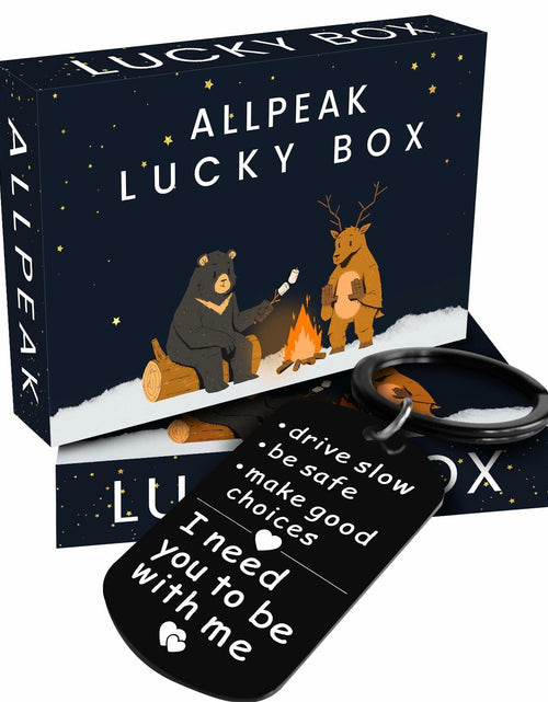 Load image into Gallery viewer, Allpeak Romantic Novelty Keychain for Him Valentine's Day Gift Boyfriend
