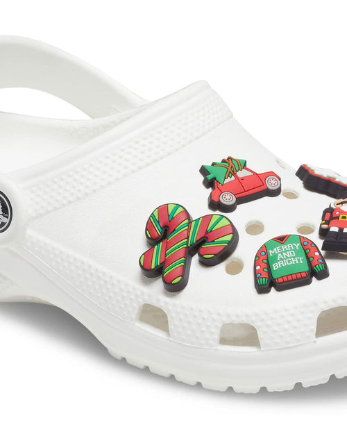 Load image into Gallery viewer, Crocs Jibbitz Shoe Charms Small 5 Pack Red Green Ornament Pack
