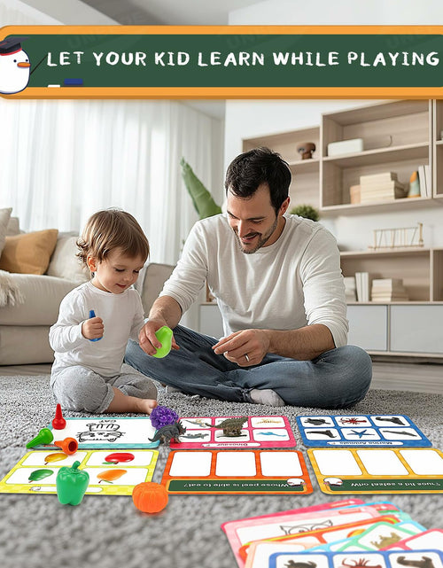 Load image into Gallery viewer, UNEEDE 3-in-1 STEM Sorting Toys Montessori Educational Game 70pcs New
