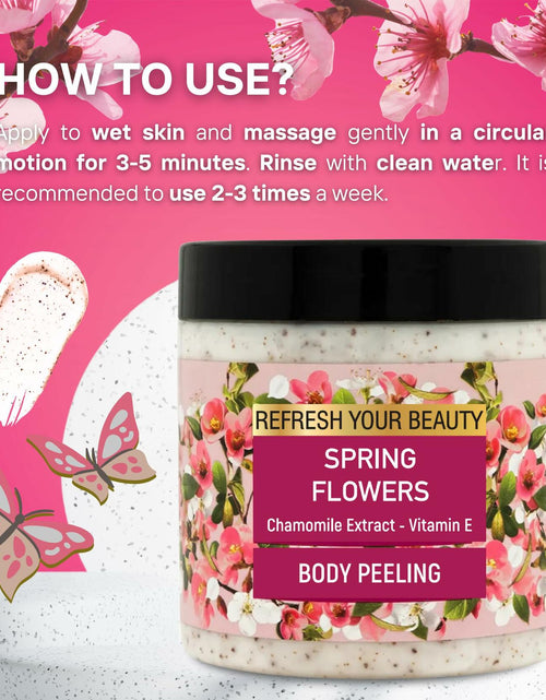Load image into Gallery viewer, Oriense Body Scrub 16.9oz Spring Flowers Chamomile Hydrating New
