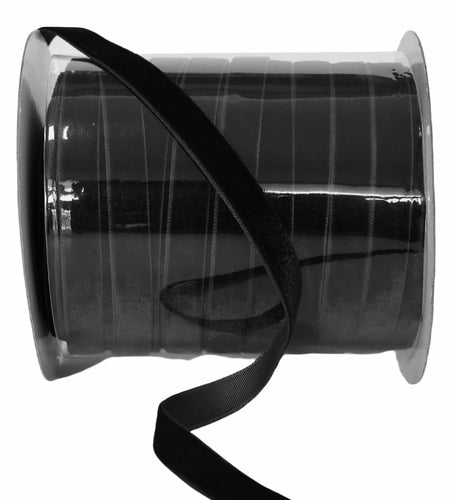 Abbaoww Black Velvet Ribbon 5/8 Inch Single Face 50 Yards Gift Wrapping
