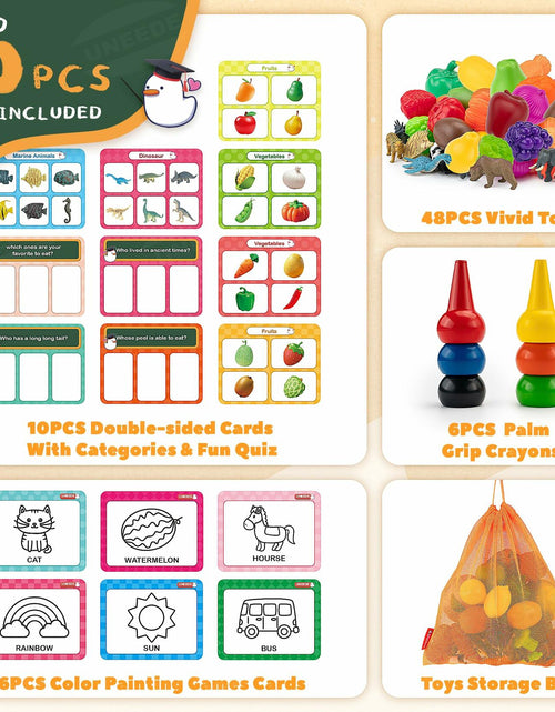 Load image into Gallery viewer, UNEEDE 3-in-1 STEM Sorting Toys Montessori Educational Game 70pcs New
