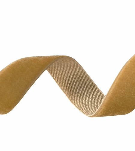 Abbaoww 10 Yards Khaki 3/8 Inch Single Face Velvet Ribbon for Christmas