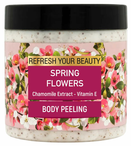 Oriense Body Scrub 16.9oz Spring Flowers Chamomile Hydrating New
