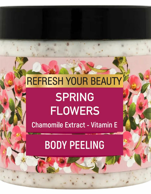 Load image into Gallery viewer, Oriense Body Scrub 16.9oz Spring Flowers Chamomile Hydrating New

