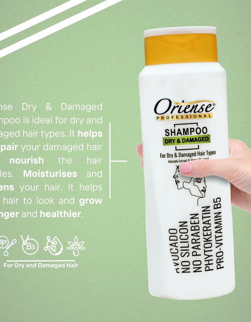 Load image into Gallery viewer, Oriense Professional Shampoo for Dry Damaged Hair Avocado Extract 20.2oz
