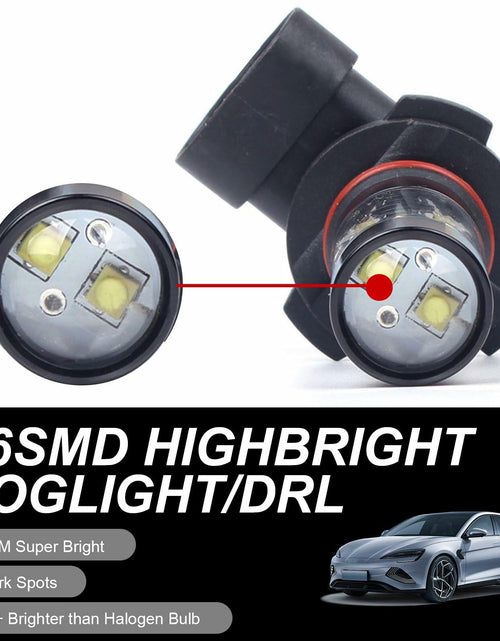 Load image into Gallery viewer, dawfall 2-Pack H10 50W 6000K White Fog Lamp Bulbs Waterproof Universal
