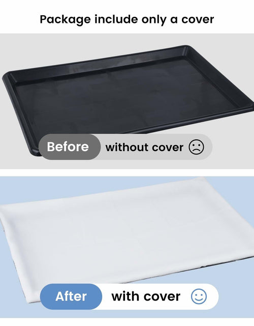 Load image into Gallery viewer, YeeBeny Dog Crate Pan Cover Reversible Quilted Fleece 29.92x18.89in
