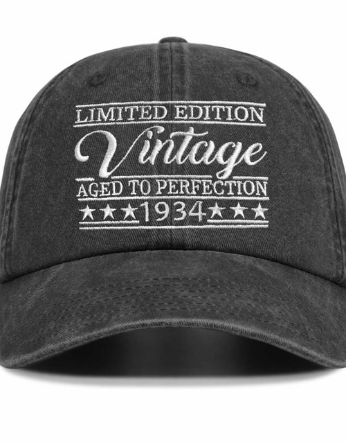 Load image into Gallery viewer, Rybicag 91st Birthday Vintage Hat 1934 for Men Women 91 Year Old Gift
