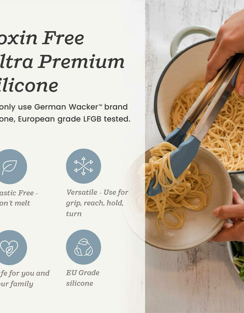 Load image into Gallery viewer, Starpack 'Get a Grip' 9" Silicone Kitchen Tongs BBQ Heat Resistant 600°F
