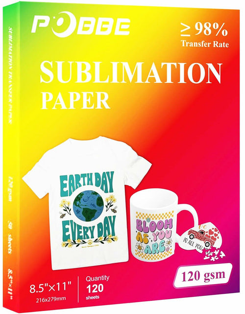Load image into Gallery viewer, A-SUB Sublimation Paper 8.5x11in 120 Sheets 125gsm Heat Transfer Inkjet
