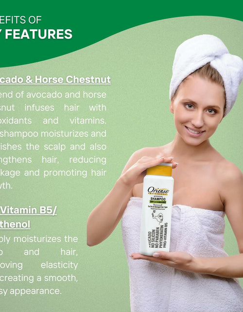 Load image into Gallery viewer, Oriense Professional Shampoo for Dry Damaged Hair Avocado Extract 20.2oz
