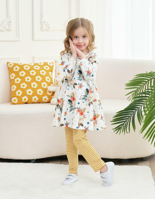 Load image into Gallery viewer, Aimaopao Toddler Girls Red Floral Tunic Top &amp; Pants Set Size 6T
