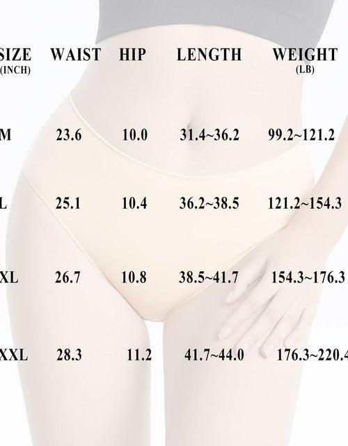 Load image into Gallery viewer, Murimia 5 Pack XX-Large Apricot Cotton Hipster Panties No Show Briefs

