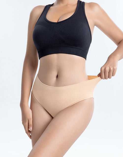 Load image into Gallery viewer, Murimia 5 Pack XX-Large Apricot Cotton Hipster Panties No Show Briefs
