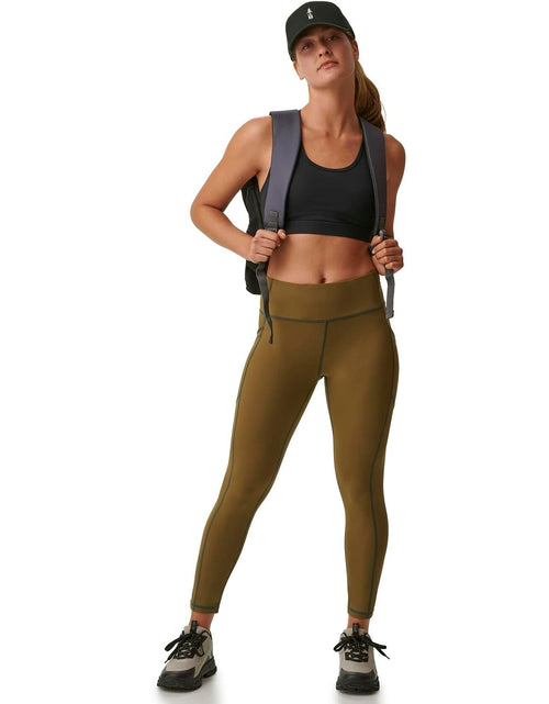 Load image into Gallery viewer, BASS OUTDOOR Women's Easy-Care Leggings with Thigh Pockets Military XS New
