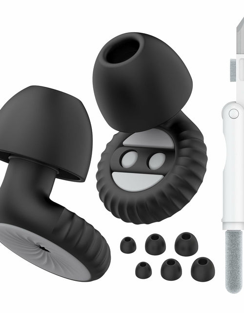 Load image into Gallery viewer, Reusable Ear Plugs 24dB Noise Reduction with Cleaning Pen for Sleep Travel
