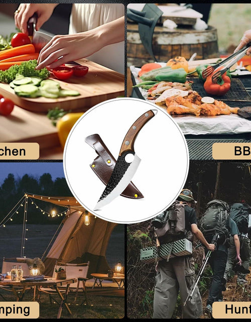 Load image into Gallery viewer, Choies Japanese Chef Knife Damascus Steel Kitchen Knife with Sheath New
