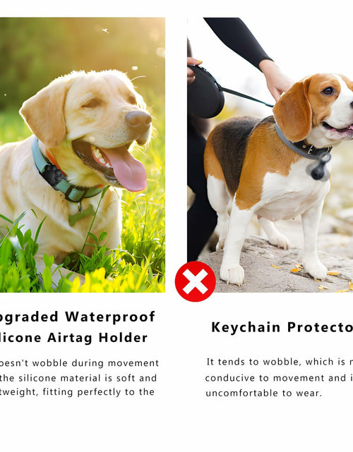 Load image into Gallery viewer, Airtag Dog Collar Holder Waterproof Case for Apple AirTag Pink
