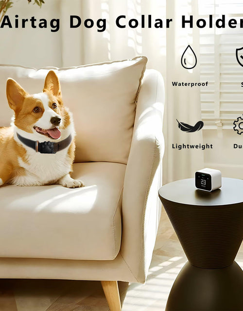 Load image into Gallery viewer, Airtag Dog Collar Holder Waterproof Case for Apple AirTag Pink
