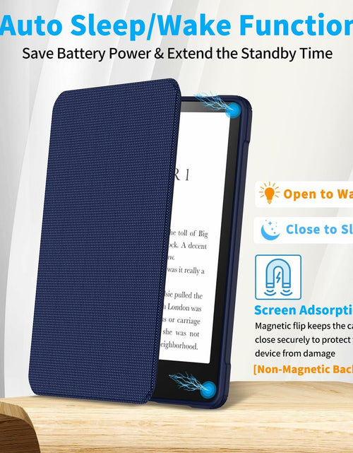 Load image into Gallery viewer, Case for 6.8" Kindle Paperwhite 11th Gen 2021 Dark Blue Slim Cover New
