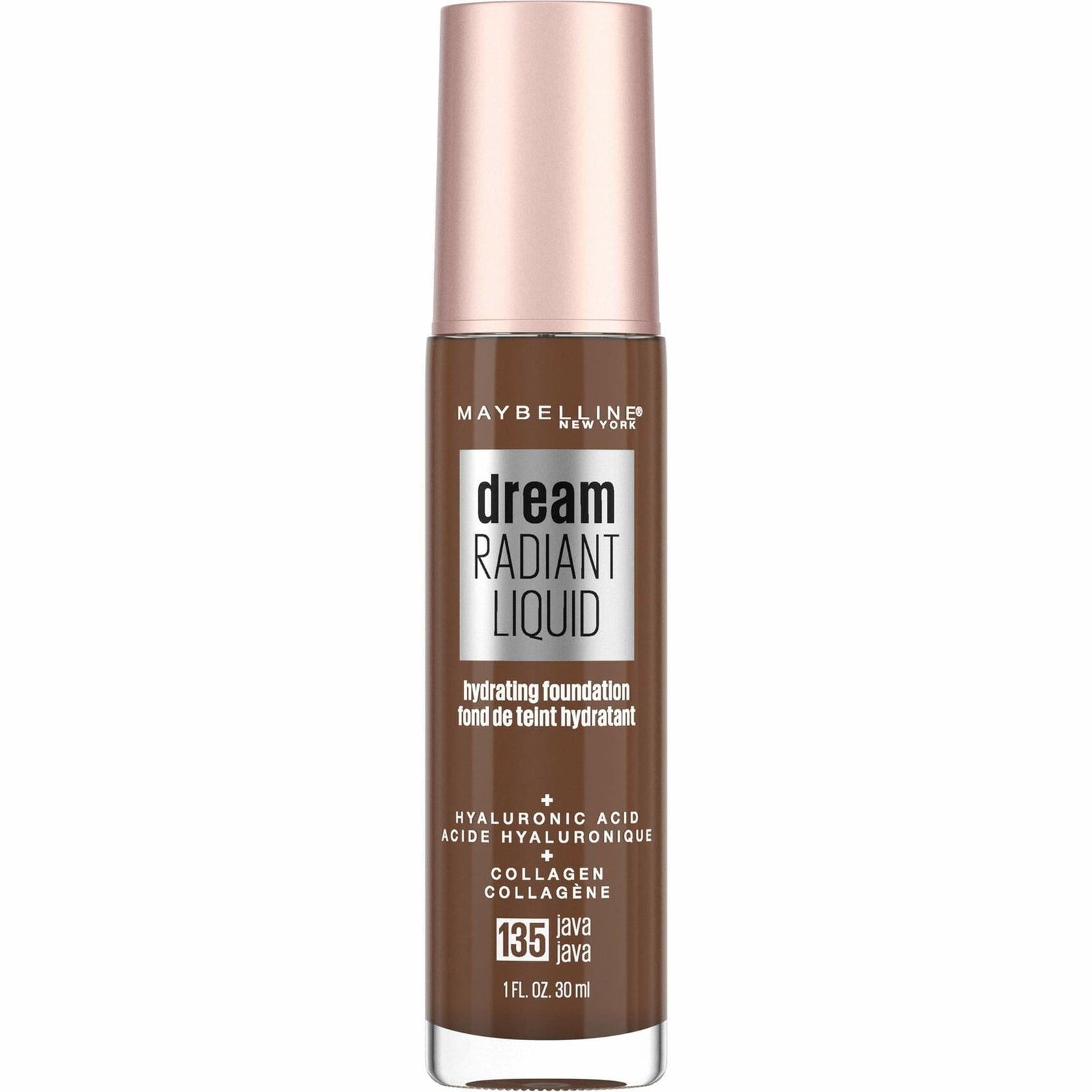 Maybelline Dream Radiant Liquid Medium Coverage Hydrating Makeup Java 1oz