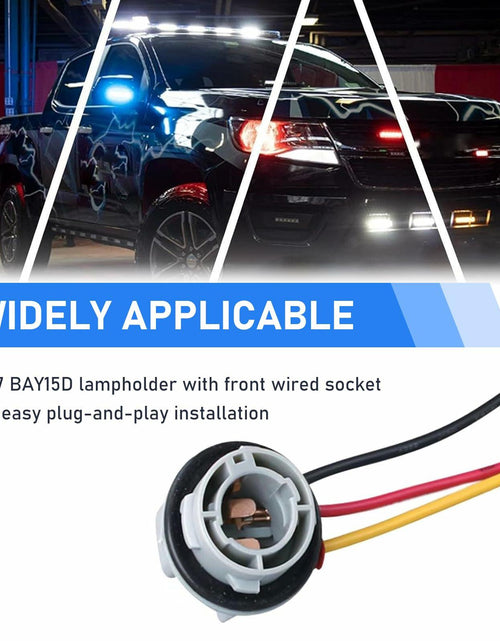 Load image into Gallery viewer, fasebeek 2-Pack 1157 Socket Harness Adapter Gray Universal Car Truck Van
