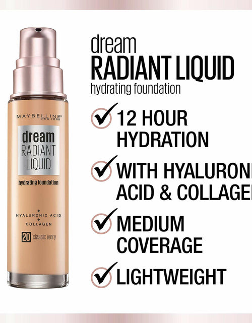Load image into Gallery viewer, Maybelline Dream Radiant Liquid Medium Coverage Hydrating Makeup Java 1oz
