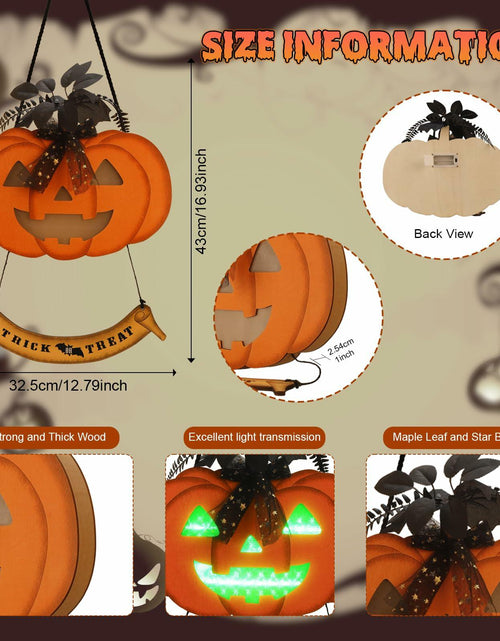 Load image into Gallery viewer, Halloween Rose Ghost Eye Lamp Glass Dome Decoration Portable Indoor Outdoor
