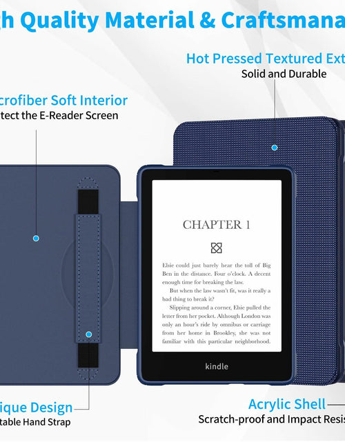 Load image into Gallery viewer, Case for 6.8" Kindle Paperwhite 11th Gen 2021 Dark Blue Slim Cover New
