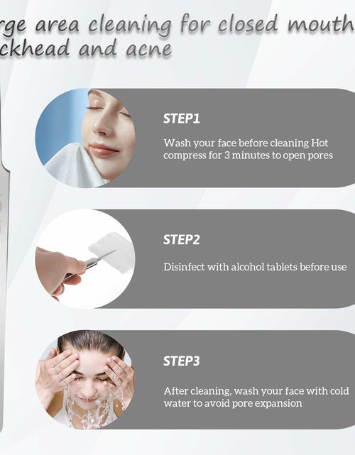 Load image into Gallery viewer, Bewudy 3Pc Stainless Steel Blackhead Remover Tweezers Kit Precision Tool

