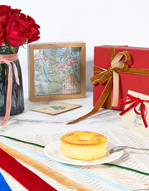 Load image into Gallery viewer, Khaki Velvet Ribbon 1/4" x 20 Yards Double Face for Crafts Gift Wrapping
