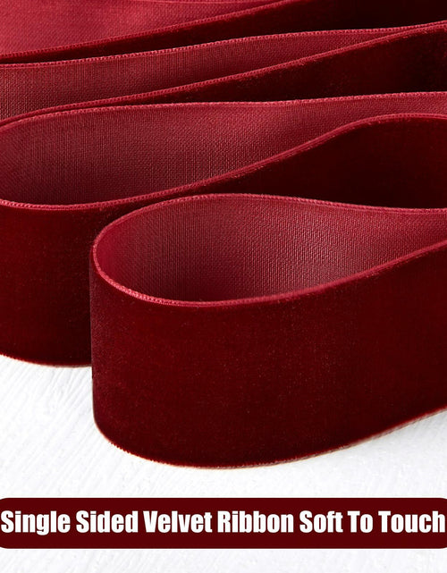 Load image into Gallery viewer, Khaki Velvet Ribbon 1/4" x 20 Yards Double Face for Crafts Gift Wrapping
