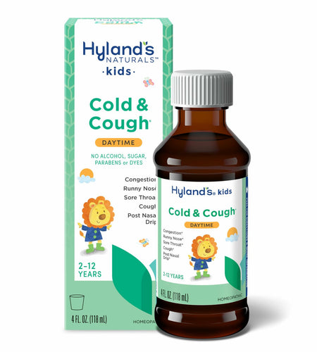 BestBy09/26 Hyland's Kids Cold & Cough Daytime Syrup Natural Relief 4oz