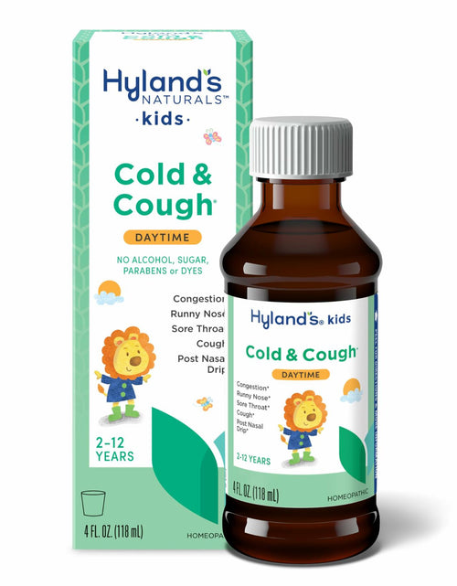 Load image into Gallery viewer, BestBy09/26 Hyland's Kids Cold &amp; Cough Daytime Syrup Natural Relief 4oz
