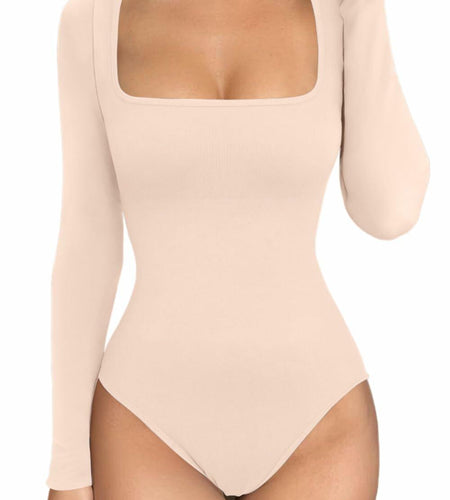 Meyeeka Racerback Sleeveless Bodysuit Tank Top Carob Brown Size S