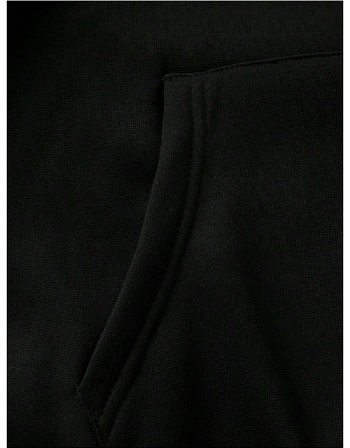 Load image into Gallery viewer, GORGLITTER Women's Halloween Hoodie Black Medium Oversized Sweatshirt
